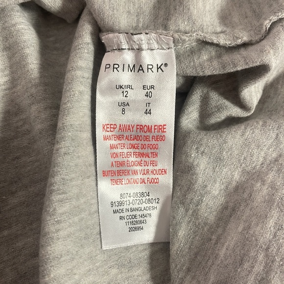 Addicted To French Fries Size 8 Primark Crop Top - Picture 5 of 6